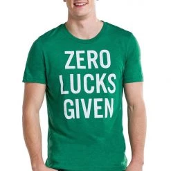 Tipsy Elves Men's Zero Lucks Given Tee