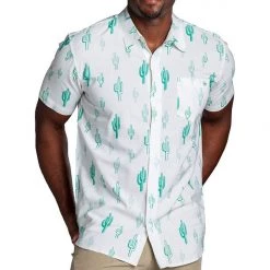 Tipsy Elves Men's Cali Cactus Hawaiian Shirt