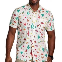 Tipsy Elves Men's Cantina Captain Hawaiian Shirt