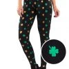 Tipsy Elves Women Clover Leggings