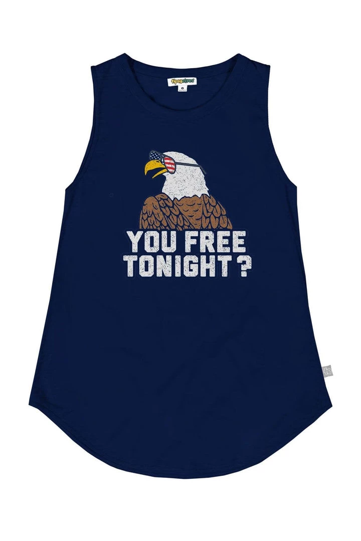 Tipsy Elves Women's You Free Tonight? Tank Top 4 Tipsy Elves Women's You Free Tonight? Tank Top