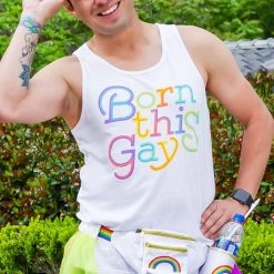 Tipsy Elves Pride & LGBTQ+ Over The Rainbow Fanny Pack With Drink Holder