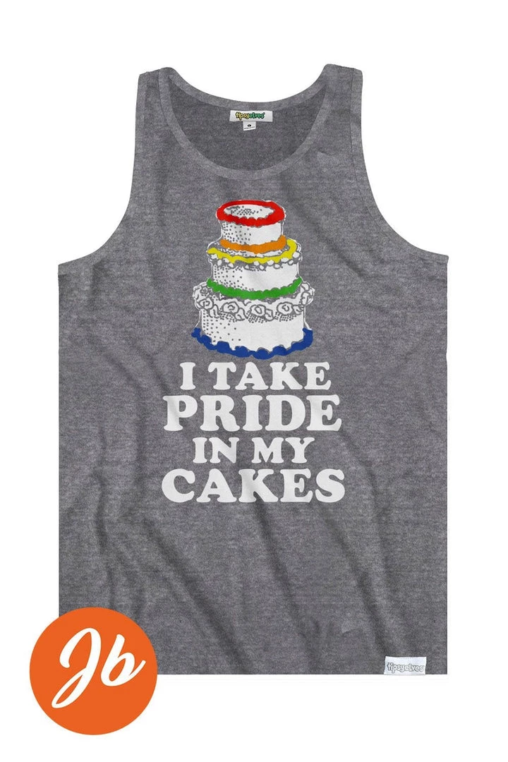 Tipsy Elves I Take Pride In My Cakes Tank Top - Men's Cut 1 Tipsy Elves I Take Pride In My Cakes Tank Top - Men's Cut