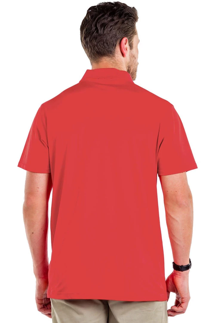 Tipsy Elves Men's Red Golf Polo 4 Tipsy Elves Men's Red Golf Polo