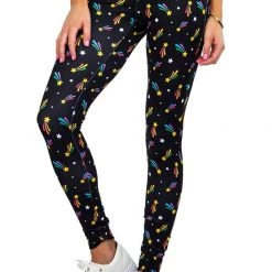 Tipsy Elves Shooting Rainbow Leggings