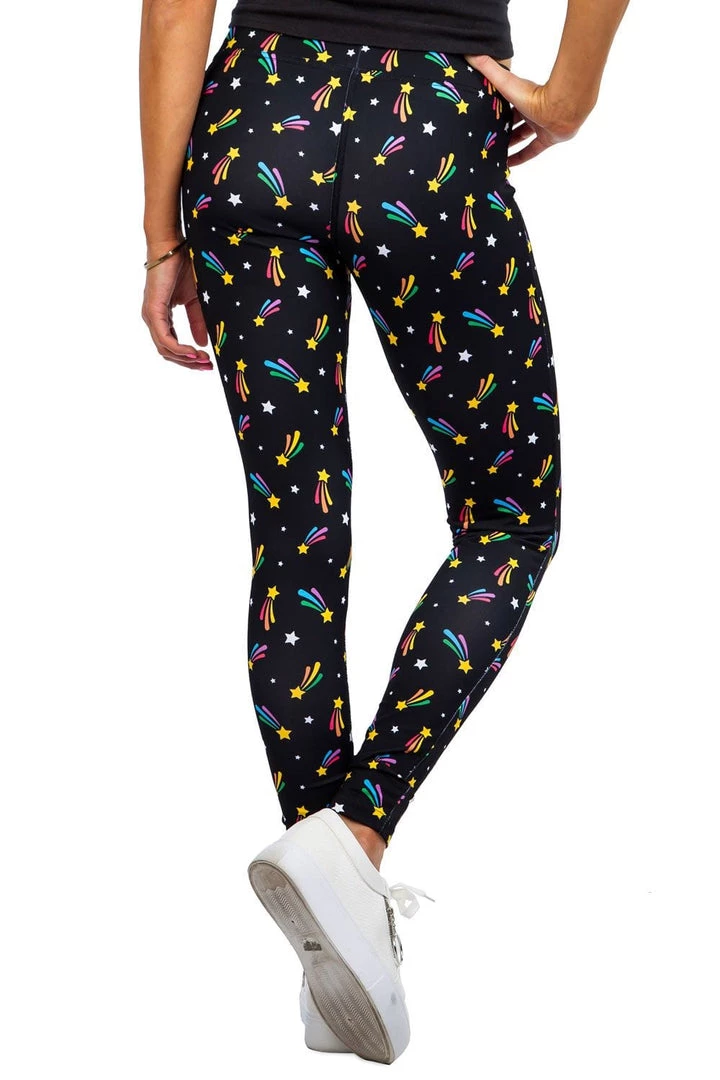 Tipsy Elves Shooting Rainbow Leggings 2 Tipsy Elves Shooting Rainbow Leggings
