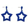Tipsy Elves Women Patriotic Beaded Star Earrings