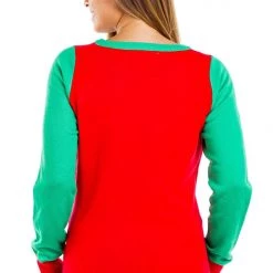 Tipsy Elves Women's Meowy Christmas Ugly Christmas Sweater