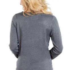 Tipsy Elves Women's Red Nose Santa Ugly Christmas Sweater