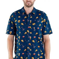 Tipsy Elves Men's Thanksgiving Button Down Shirt