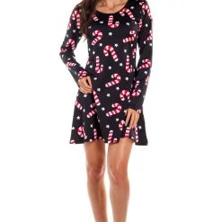 Tipsy Elves Women's Candy Cane Dress