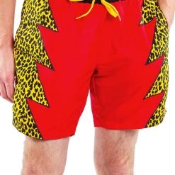 Tipsy Elves Slim Jim Leopard Print Swim Trunks 6 Tipsy Elves Slim Jim Leopard Print Swim Trunks