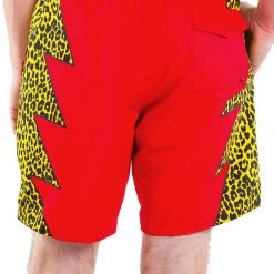 Tipsy Elves Slim Jim Leopard Print Swim Trunks 9 Tipsy Elves Slim Jim Leopard Print Swim Trunks