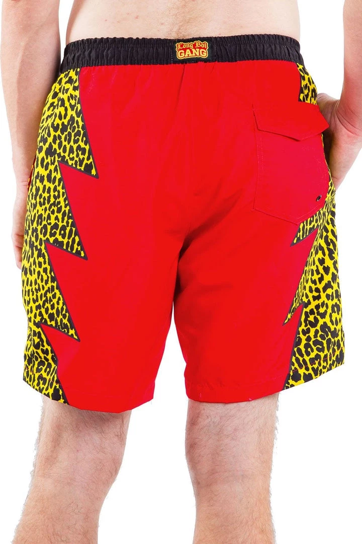 Tipsy Elves Slim Jim Leopard Print Swim Trunks 5 Tipsy Elves Slim Jim Leopard Print Swim Trunks