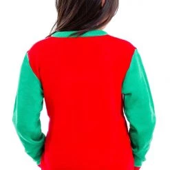 Tipsy Elves Boy's / Girl's Cat In Wreath Ugly Christmas Sweater