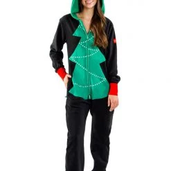 Tipsy Elves Women's Christmas Tree Toss Game Jumpsuit