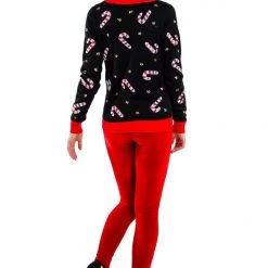 Tipsy Elves Red Velvet Leggings 7 Tipsy Elves Red Velvet Leggings