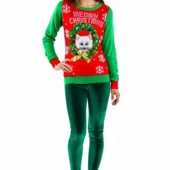 Tipsy Elves Velvet Green Leggings