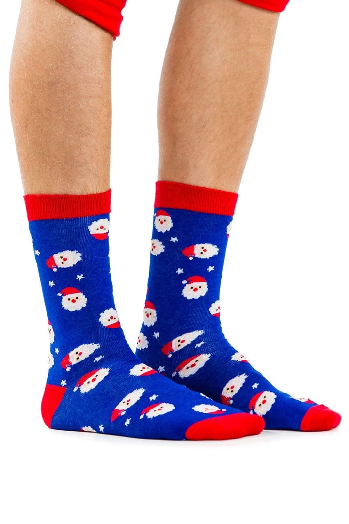 Tipsy Elves Men's Santa Socks 1 Tipsy Elves Men's Santa Socks