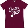 Tipsy Elves Women's Santa's Baby Tee