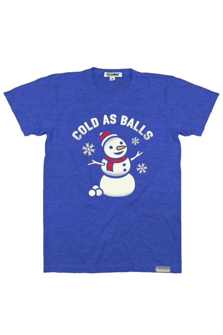 Tipsy Elves Men's Cold As Balls Tee 1 Tipsy Elves Men's Cold As Balls Tee