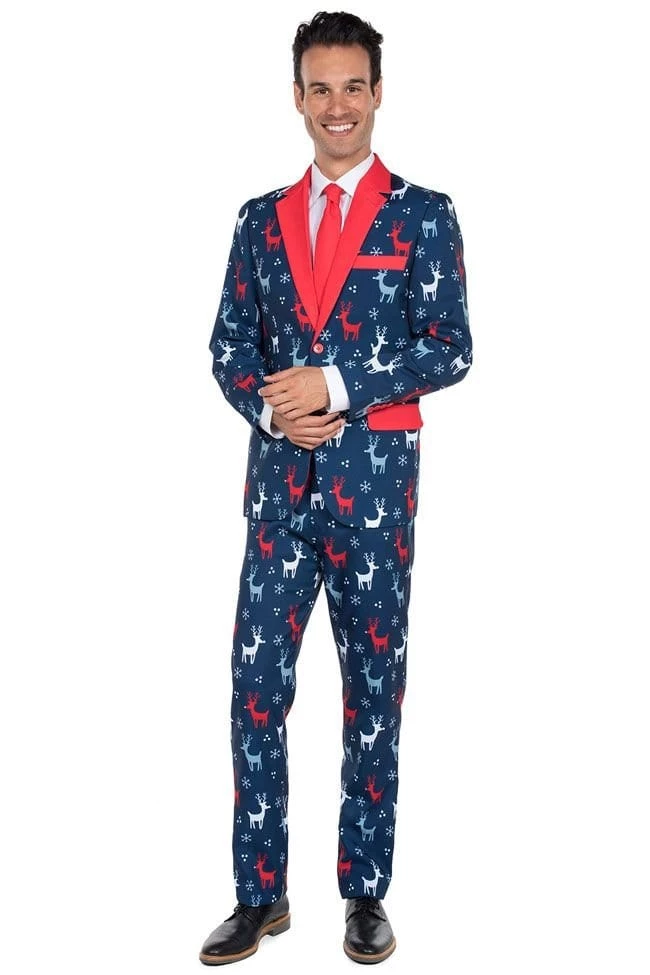 Tipsy Elves Men Reindeer Gains Suit Pants 3 Tipsy Elves Men Reindeer Gains Suit Pants