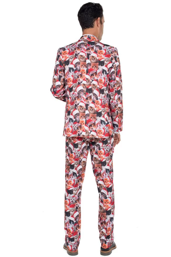 Tipsy Elves Men Meowy Christmas Suit Pants 3 Tipsy Elves Men Meowy Christmas Suit Pants
