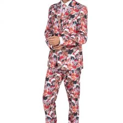 Tipsy Elves Men Meowy Christmas Suit Pants