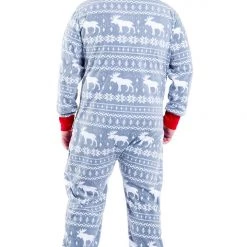 Tipsy Elves Men's Grey Moose Jumpsuit 15 Tipsy Elves Men's Grey Moose Jumpsuit