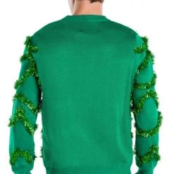 Tipsy Elves Men's Gaudy Garland Ugly Christmas Sweater