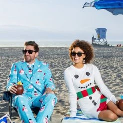 Tipsy Elves Snowman Is An Island Suit Pants