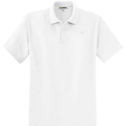 Tipsy Elves Men's White Golf Polo