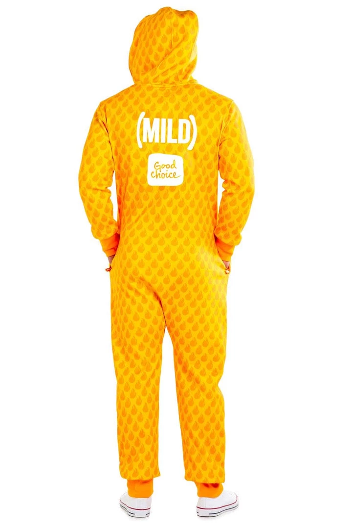 Tipsy Elves Men's Taco Bell Mighty Mild Sauce Jumpsuit 2 Tipsy Elves Men's Taco Bell Mighty Mild Sauce Jumpsuit