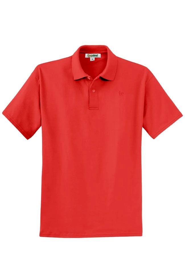 Tipsy Elves Men's Red Golf Polo 1 Tipsy Elves Men's Red Golf Polo