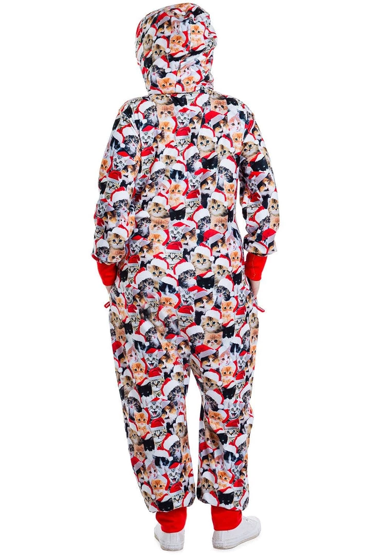 Tipsy Elves Women's Meowy Catmus Plus Size Jumpsuit 2 Tipsy Elves Women's Meowy Catmus Plus Size Jumpsuit