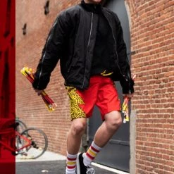 Tipsy Elves Slim Jim Leopard Print Swim Trunks 7 Tipsy Elves Slim Jim Leopard Print Swim Trunks