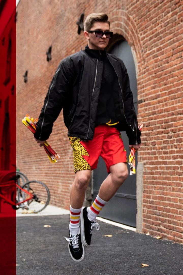 Tipsy Elves Slim Jim Leopard Print Swim Trunks 3 Tipsy Elves Slim Jim Leopard Print Swim Trunks