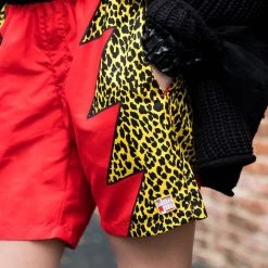 Tipsy Elves Slim Jim Leopard Print Swim Trunks 8 Tipsy Elves Slim Jim Leopard Print Swim Trunks