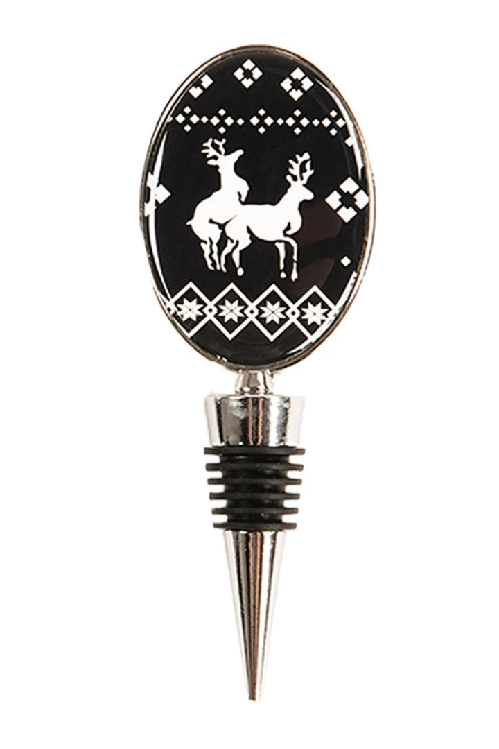 Tipsy Elves Humping Reindeer Wine Stopper 1 Tipsy Elves Humping Reindeer Wine Stopper
