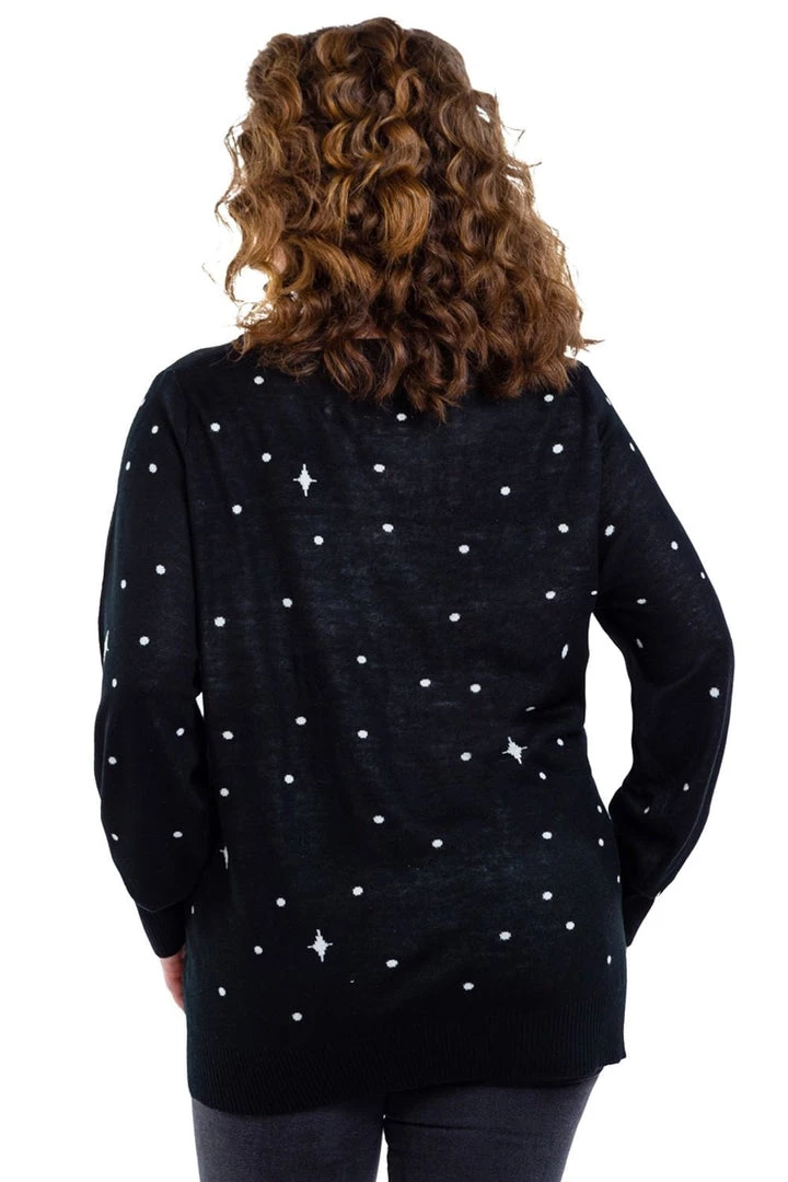 Tipsy Elves Women's Santa Unicorn Plus Size Ugly Christmas Sweater 2 Tipsy Elves Women's Santa Unicorn Plus Size Ugly Christmas Sweater