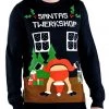 Tipsy Elves Men's Santa's Twerkshop Ugly Christmas Sweater