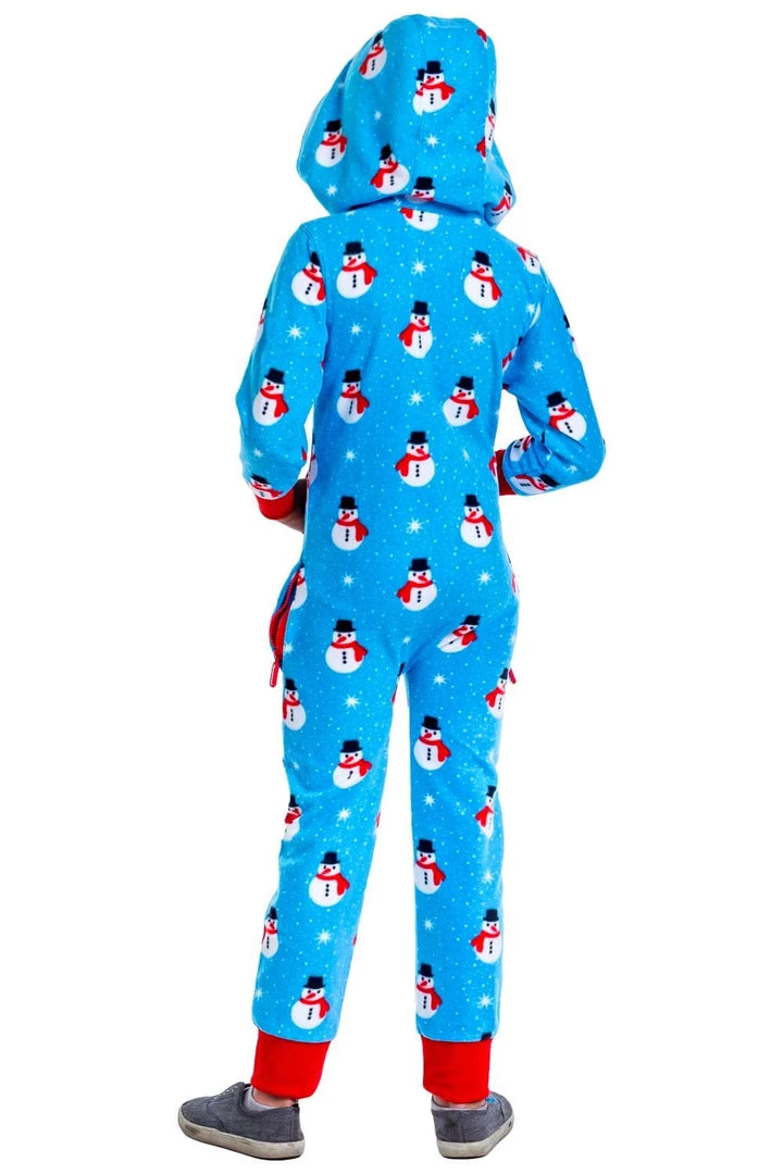 Tipsy Elves Boy's / Girl's Snowman Is An Island Jumpsuit 2 Tipsy Elves Boy's / Girl's Snowman Is An Island Jumpsuit