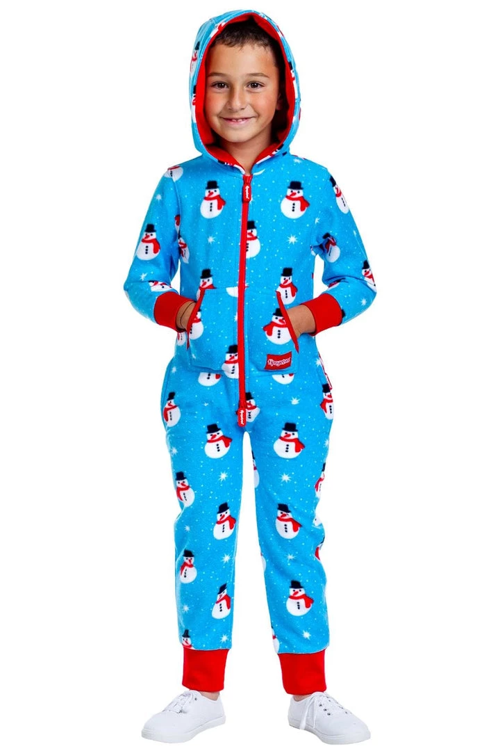 Tipsy Elves Boy's / Girl's Snowman Is An Island Jumpsuit 3 Tipsy Elves Boy's / Girl's Snowman Is An Island Jumpsuit