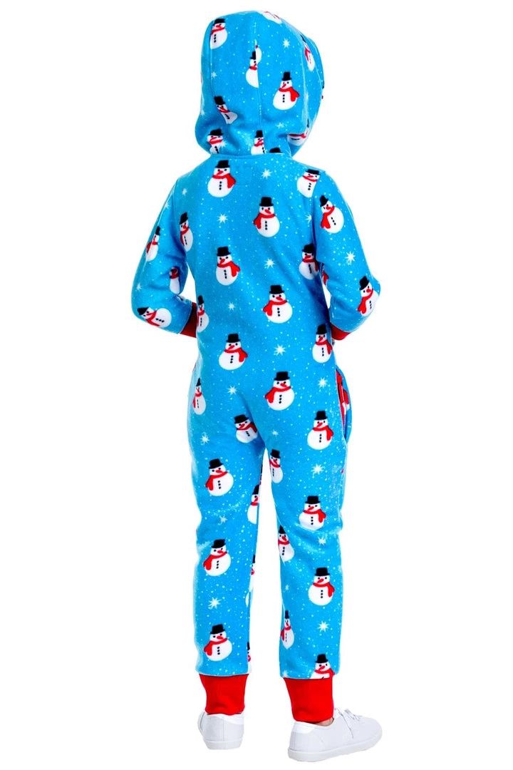 Tipsy Elves Boy's / Girl's Snowman Is An Island Jumpsuit 4 Tipsy Elves Boy's / Girl's Snowman Is An Island Jumpsuit