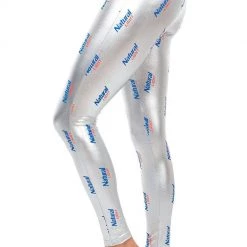 Tipsy Elves Women Natural Light Metallic Leggings