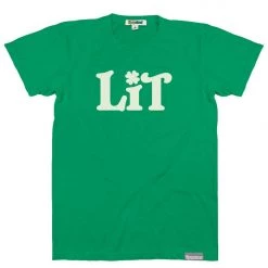 Tipsy Elves Men's Green Lit Tee