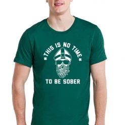 Tipsy Elves Men's No Time To Be Sober Tee