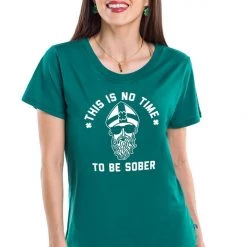 Tipsy Elves Women's This Is No Time To Be Sober Tee