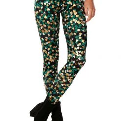 Tipsy Elves Women's Clusterluck Leggings 7 Tipsy Elves Women's Clusterluck Leggings