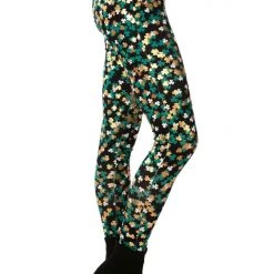 Tipsy Elves Women's Clusterluck Leggings 8 Tipsy Elves Women's Clusterluck Leggings